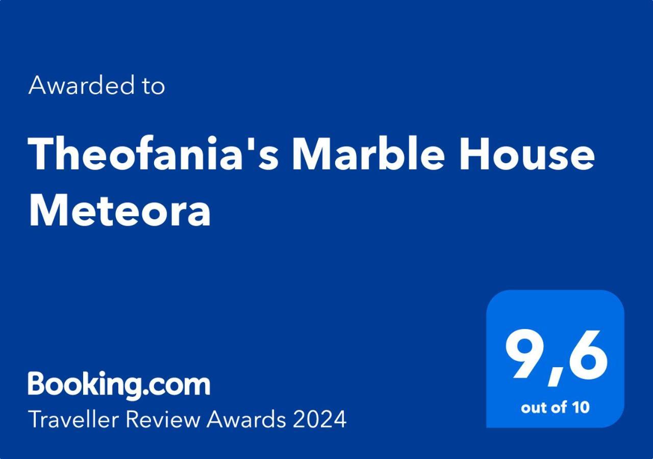 Theofania'S Marble House Meteora Leilighet Kastrákion Eksteriør bilde
