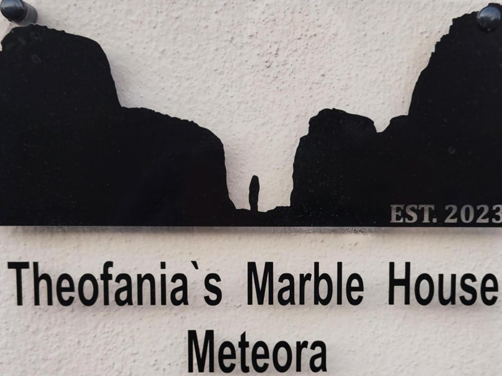 Theofania'S Marble House Meteora Leilighet Kastrákion Eksteriør bilde